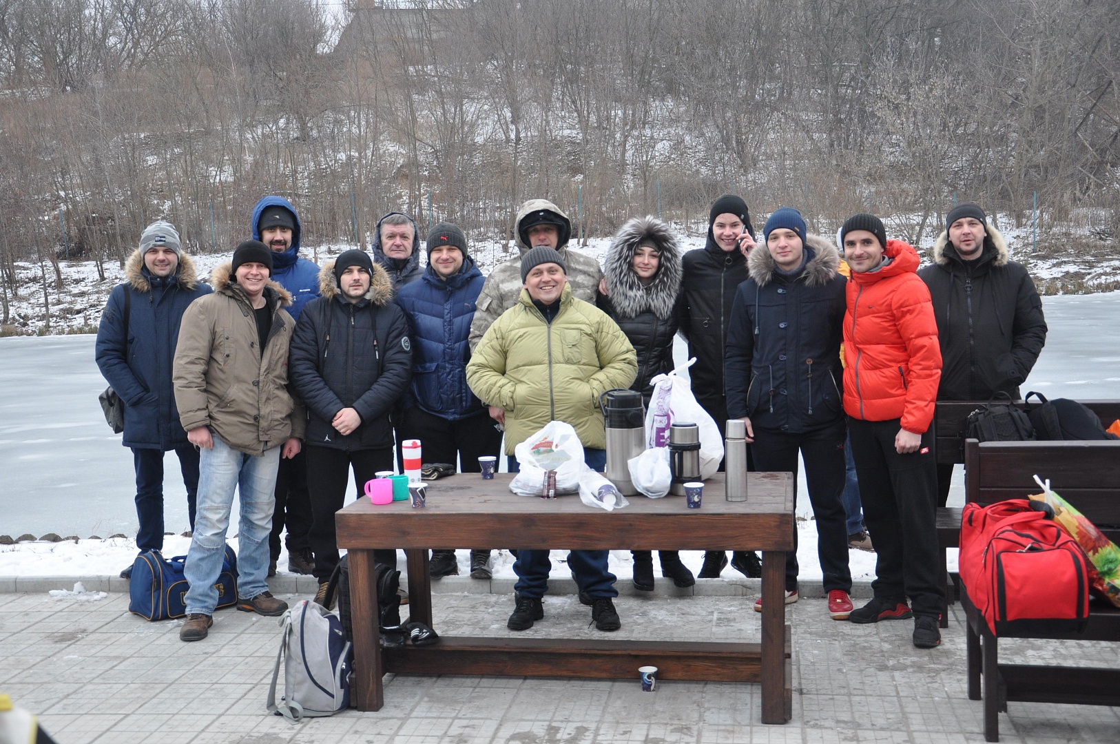 На Крещение мы, по традиции, купаемся в проруби. Заряд бодрости и сил на год получен.